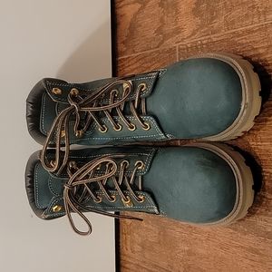 Teal boots